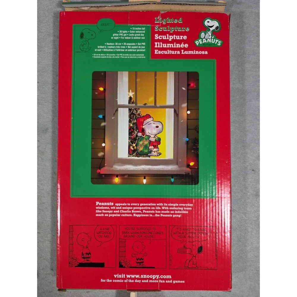 PEANUTS SNOOPY Lighted Sculpture 15